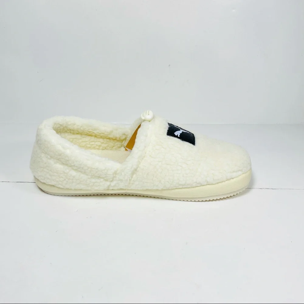 Men's Puma Tuff Mocc Sherpa Slippers Men’s‎ Size 9 Cream.